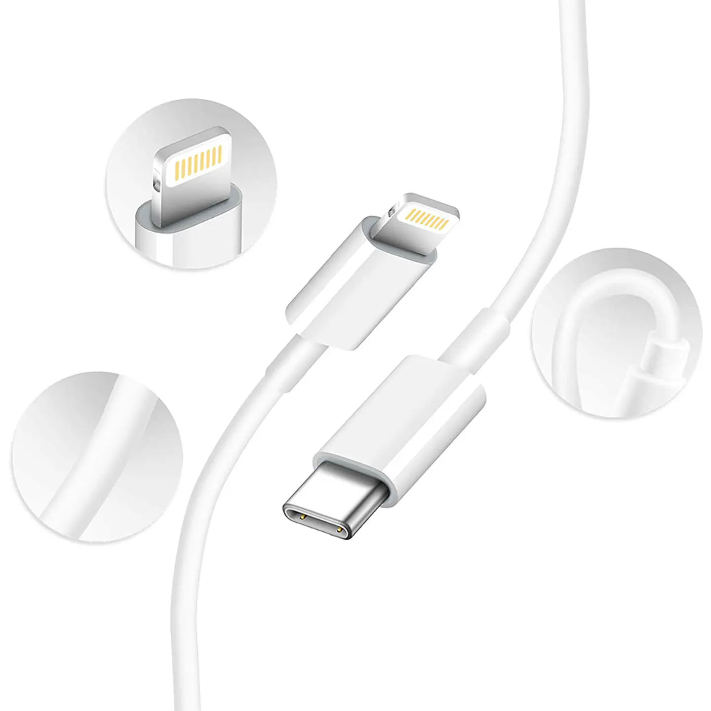 Cable Bestlink Tipo C - Lightning (1 Metro, iPhone/iPad, +18W) 3