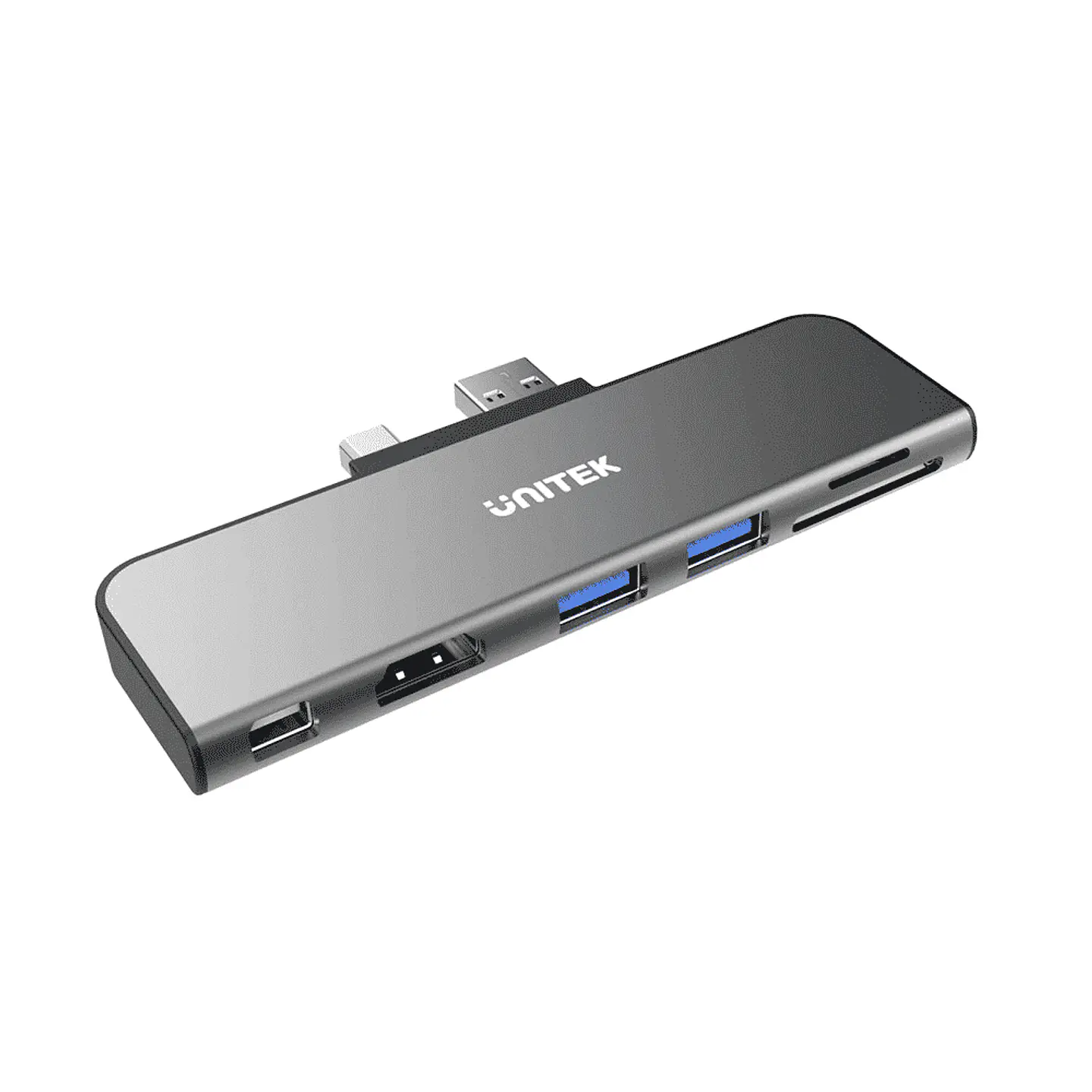 HUB Unitek 6 en 1 para Surface Pro (HDMI, Mini DPort, USB 3.1, MicroSD) 1