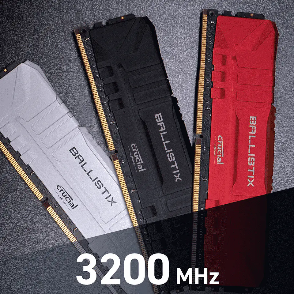 Kit Memoria Ram Crucial Ballistix 16GB (2x 8GB, DDR4, 3200MHz) - Negro 4
