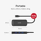 Hub USB-C Unitek 4 en 1 (3x USB 3.2 - 1x Puerto Gigabit Enthernet) - Miniatura 5