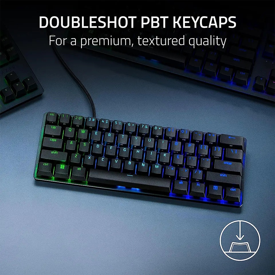 Teclado Razer Huntsman Mini Analog, Switch Analógico RGB, US 7