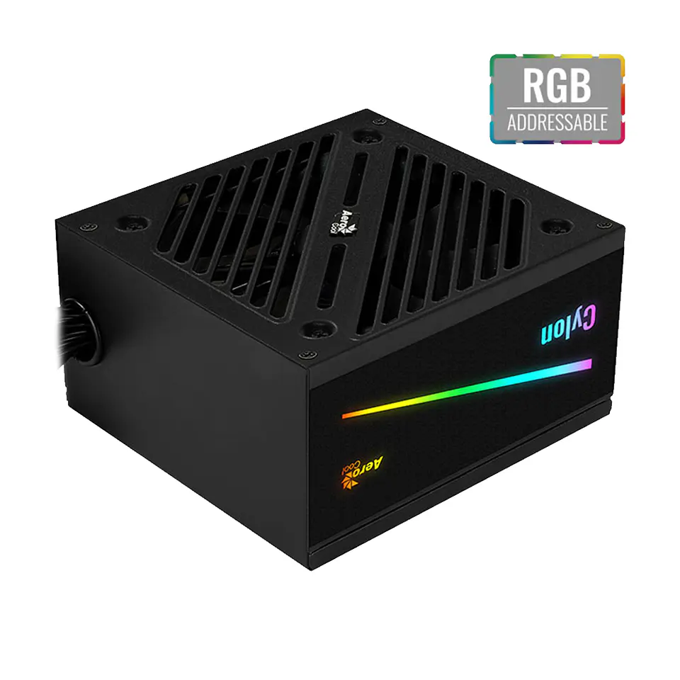 Fuente de Poder Aerocool Cylon 700W, RGB, 80+ Plus White 2
