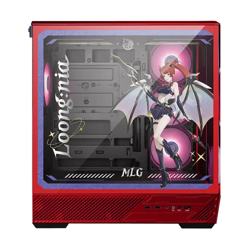 Gabinete Gamer MSI PANO 130R MLG EDITION ATX ARGB Panel Vidrio 4Fan 2