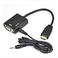 Conversor HDMI a VGA con salida de audio - Miniatura 1
