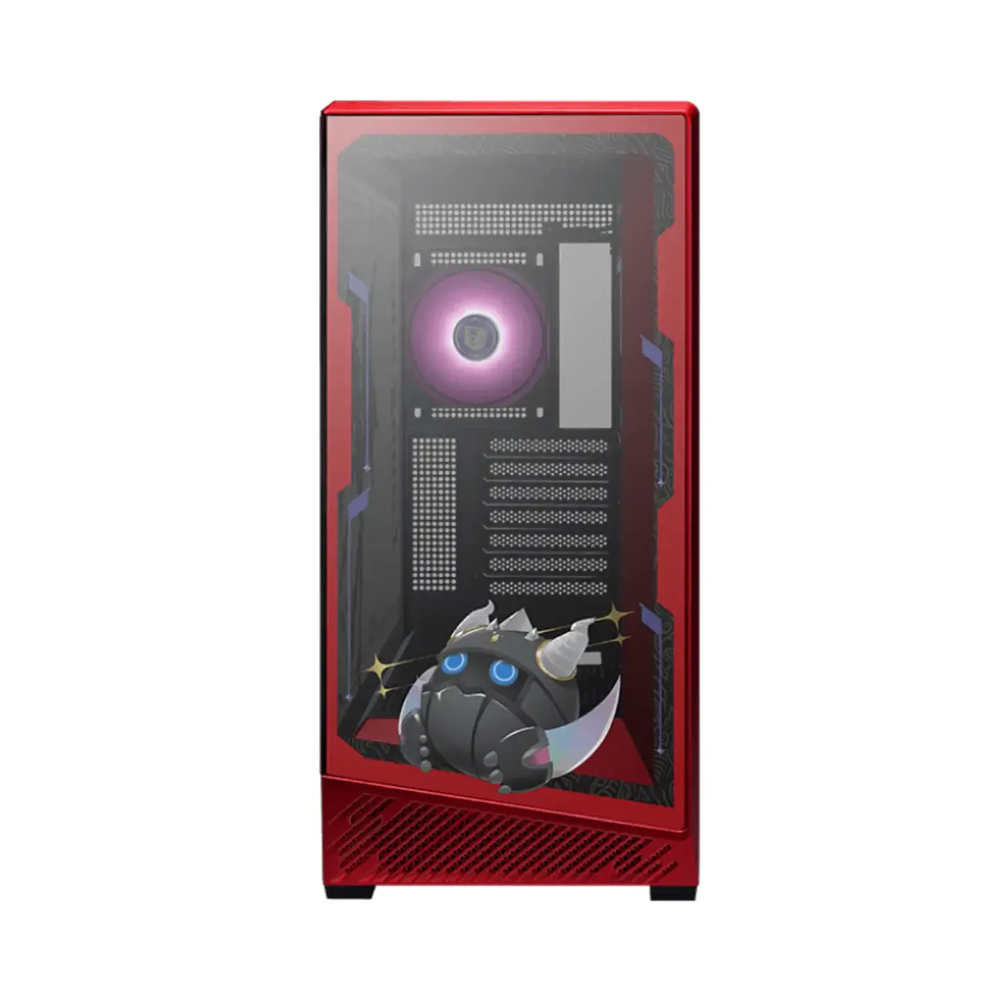 Gabinete Gamer MSI PANO 130R MLG EDITION ATX ARGB Panel Vidrio 4Fan 3