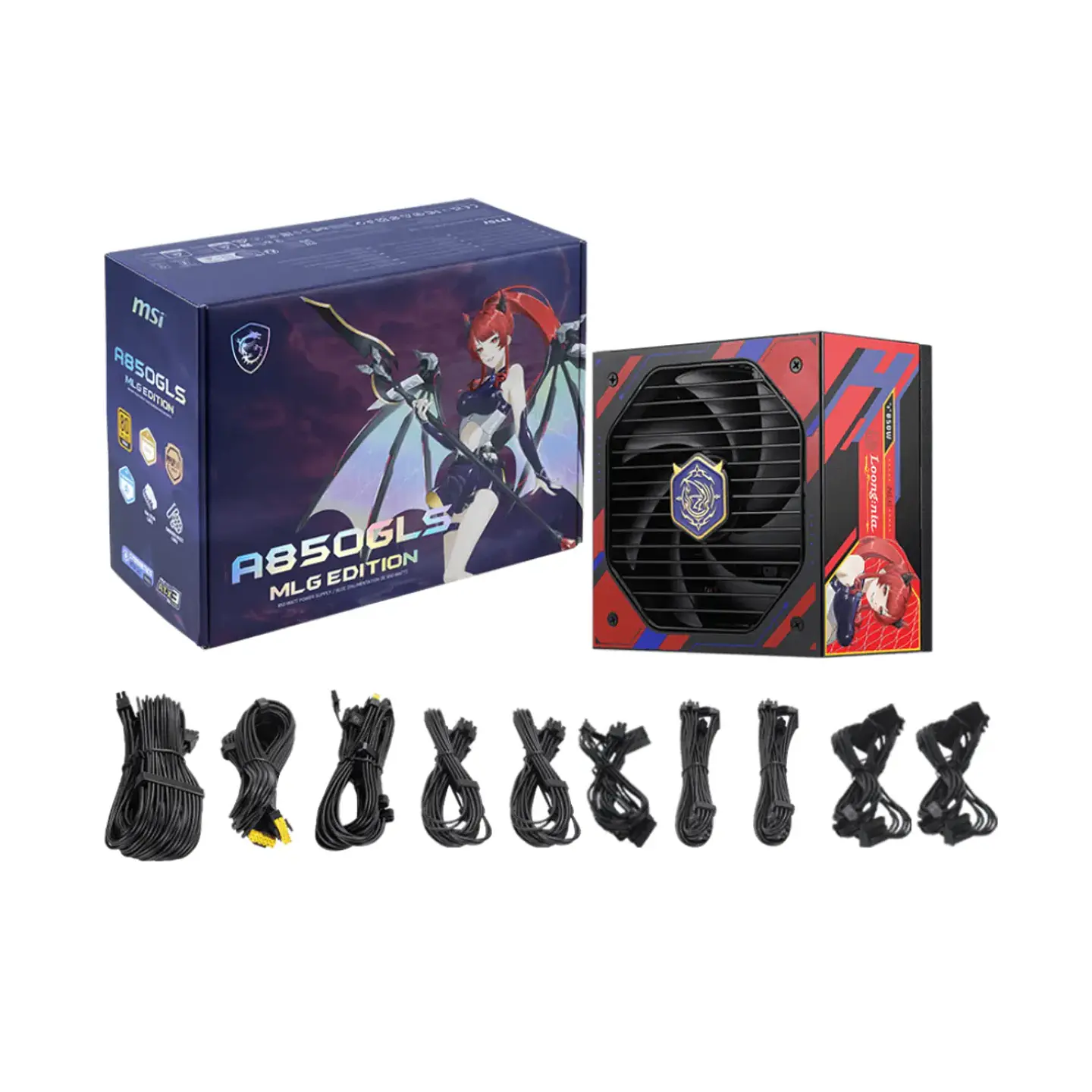Fuente de Poder MSI A850GLS MLG EDITION 850W 80+ Gold Modular 4