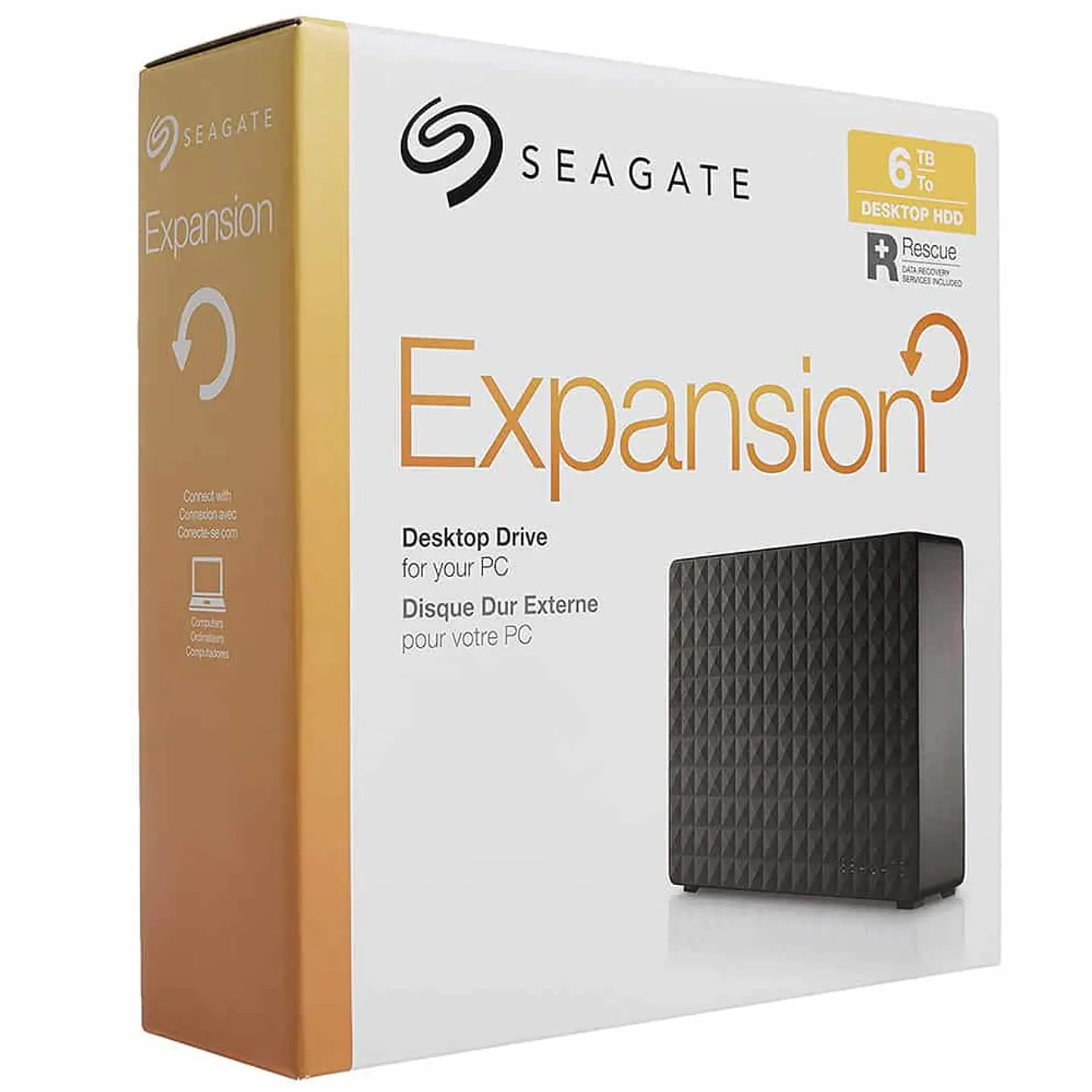Disco Duro externo Seagate Expansion  6TB - Negro (3.5 USB, PC, Xbox One y PlayStation 4 ) 1