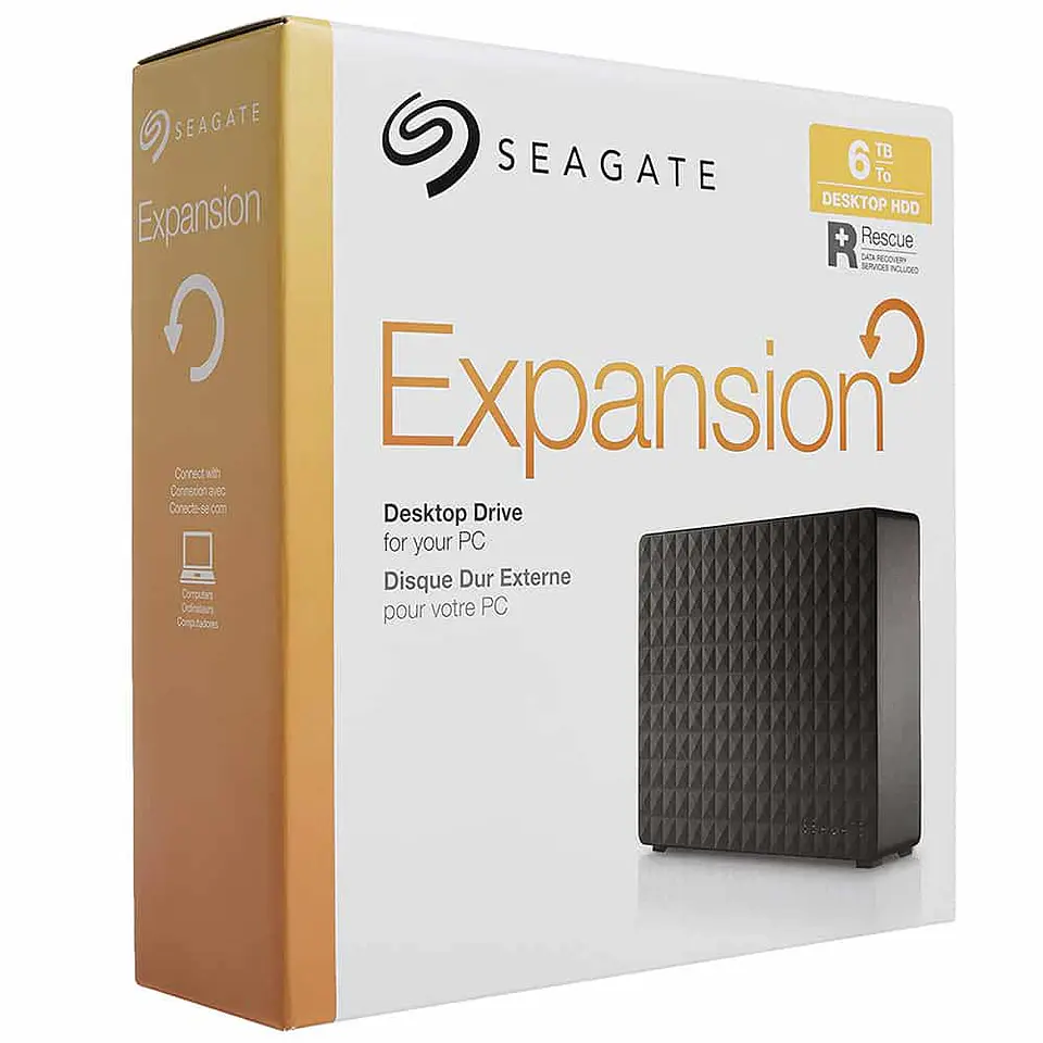 Disco Duro externo Seagate Expansion  6TB - Negro (3.5 USB, PC, Xbox One y PlayStation 4 ) 1