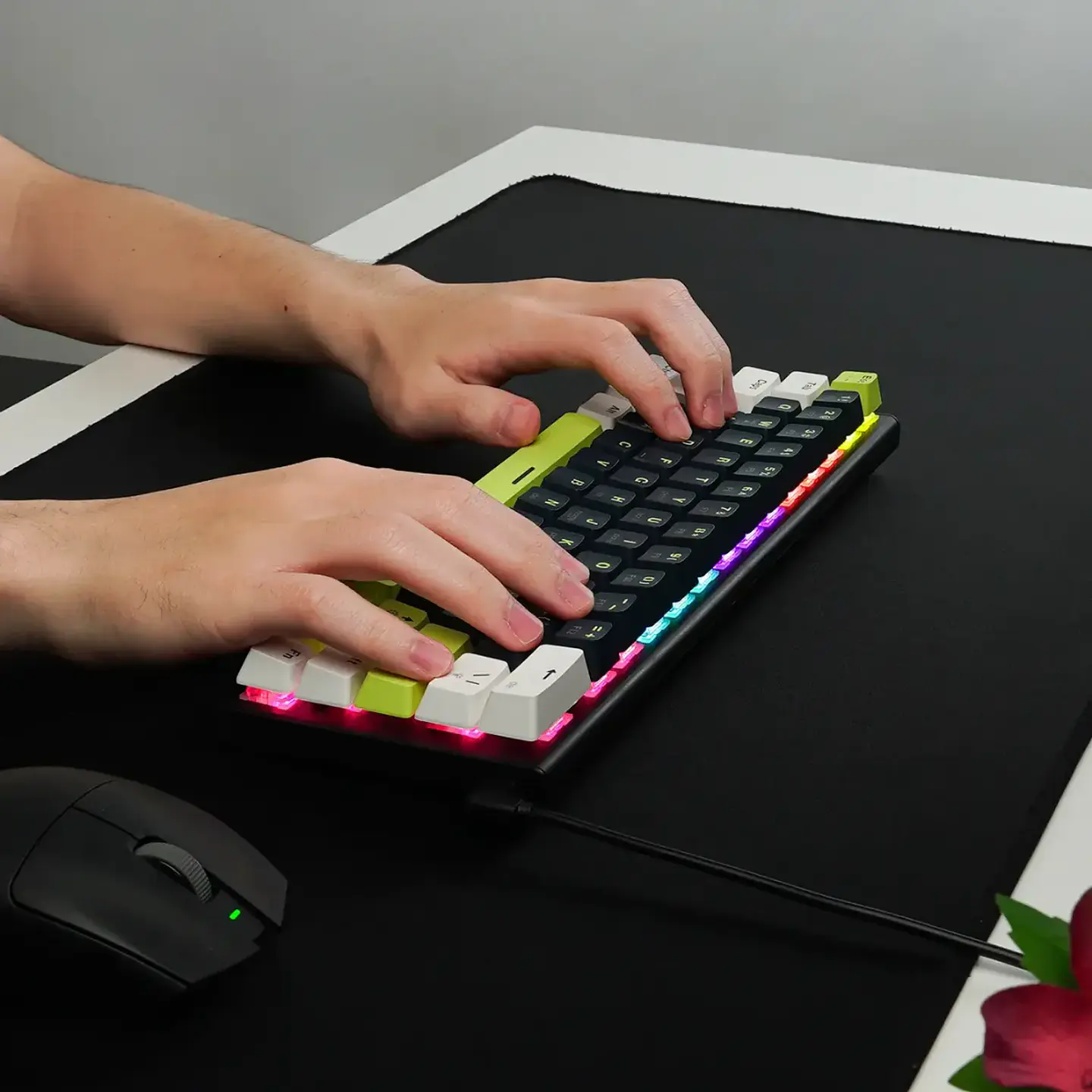 Teclado Gamer Mecánico Fantech Mk874V2 Atom63 Mori Blue Switch Red 3