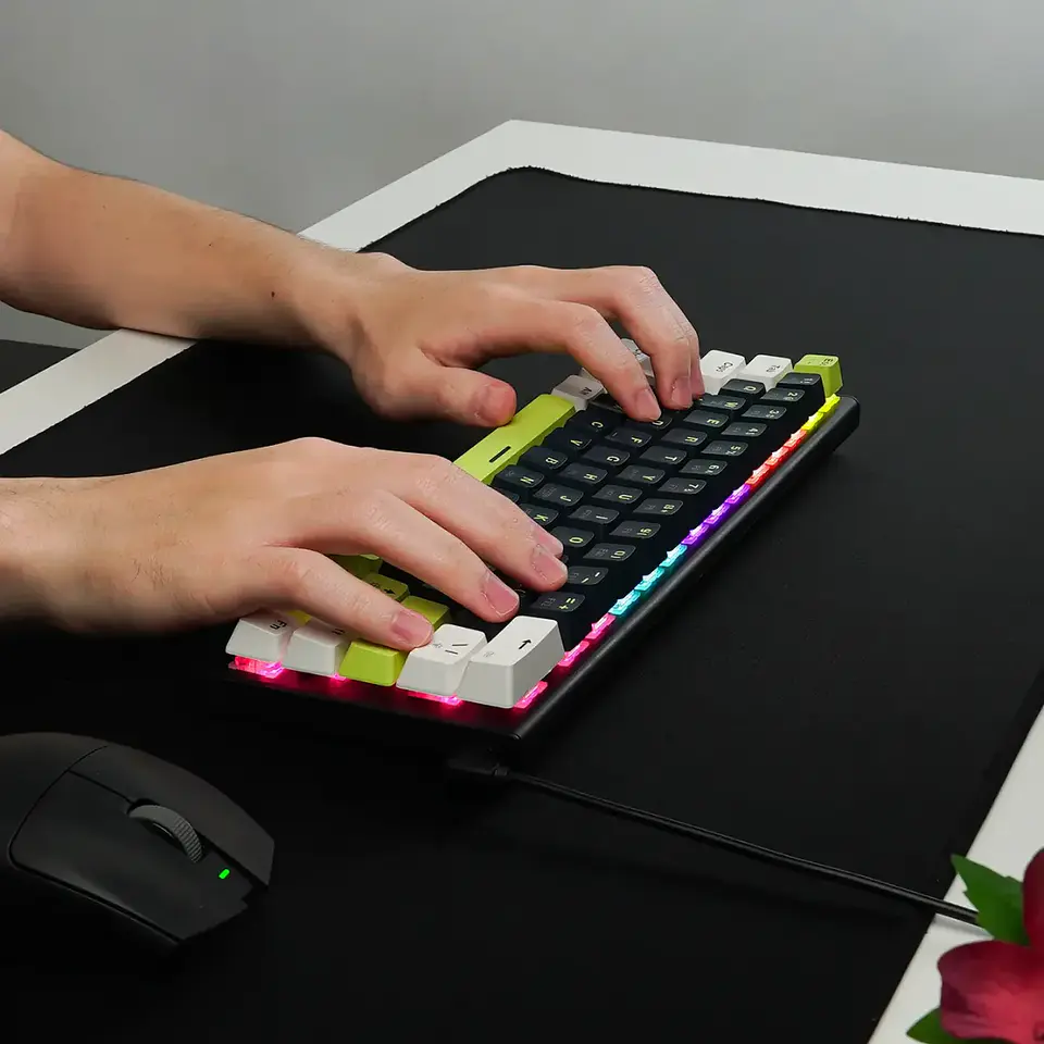 Teclado Gamer Mecánico Fantech Mk874V2 Atom63 Mori Blue Switch Red 3