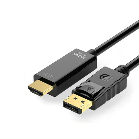 Cable Display Port a HDMI Ulink 4K, 2K @60Hz De 1.8mts