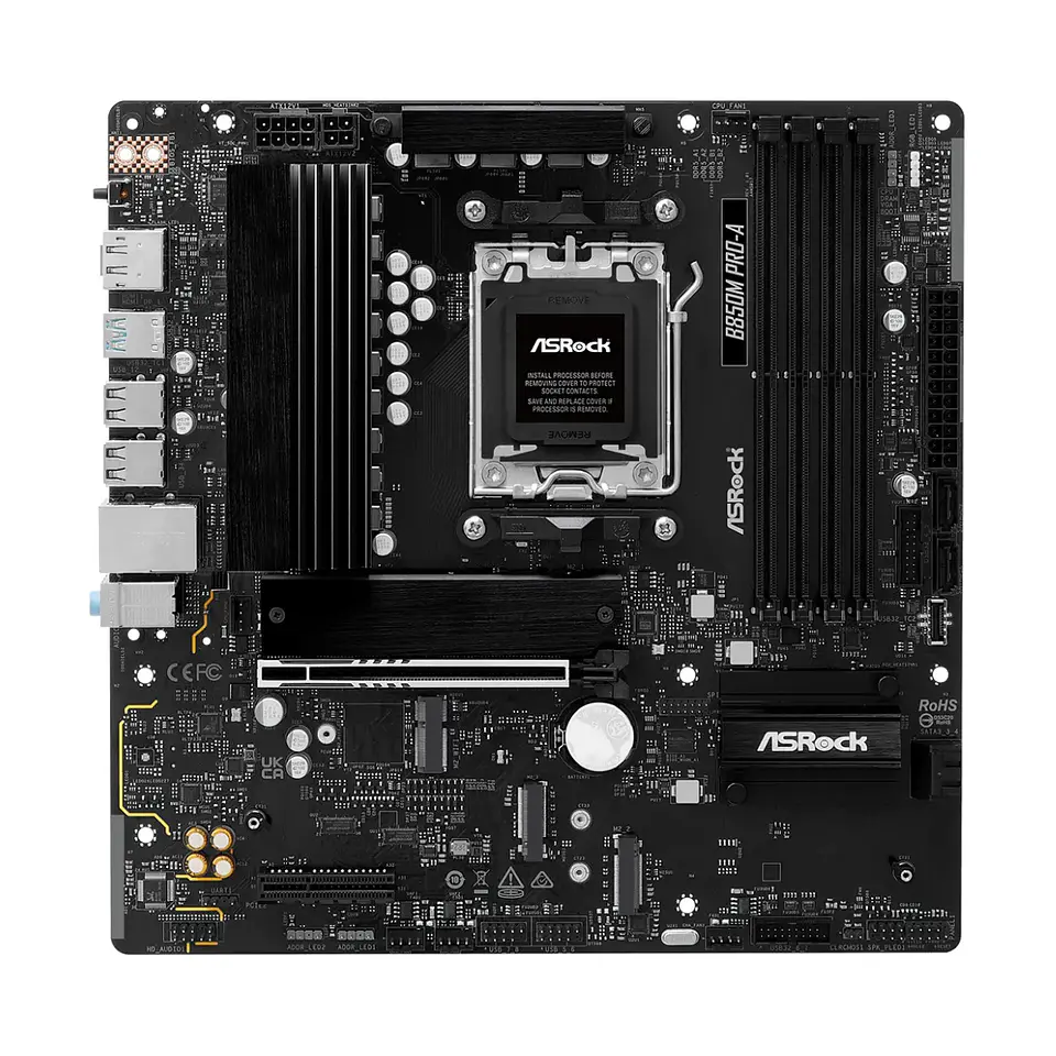Placa Madre ASRock B850M Pro-A DDR5 AM5, M.2 mATX PciE-5 3