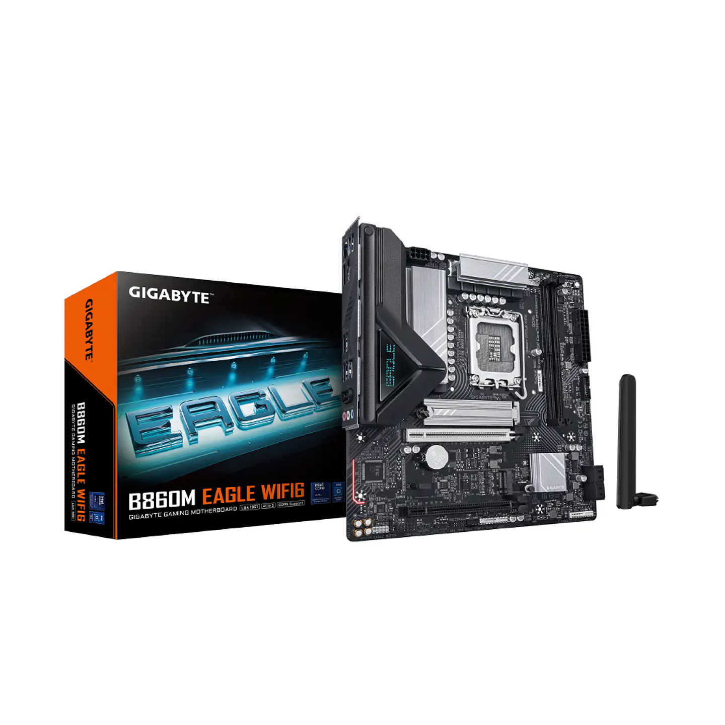 Placa Madre Gigabyte B860M Eagle WIFI6, Intel LGA1851 DDR5, mATX 1