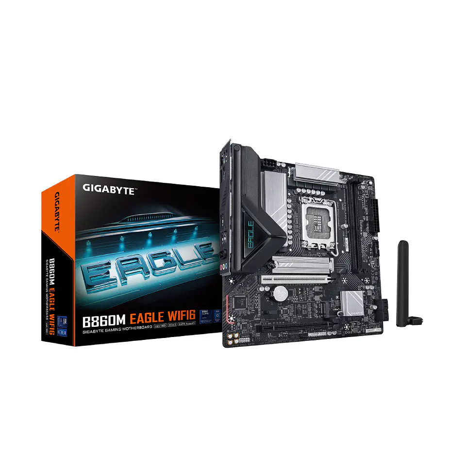 Placa Madre Gigabyte B860M Eagle WIFI6, Intel LGA1851 DDR5, mATX 1