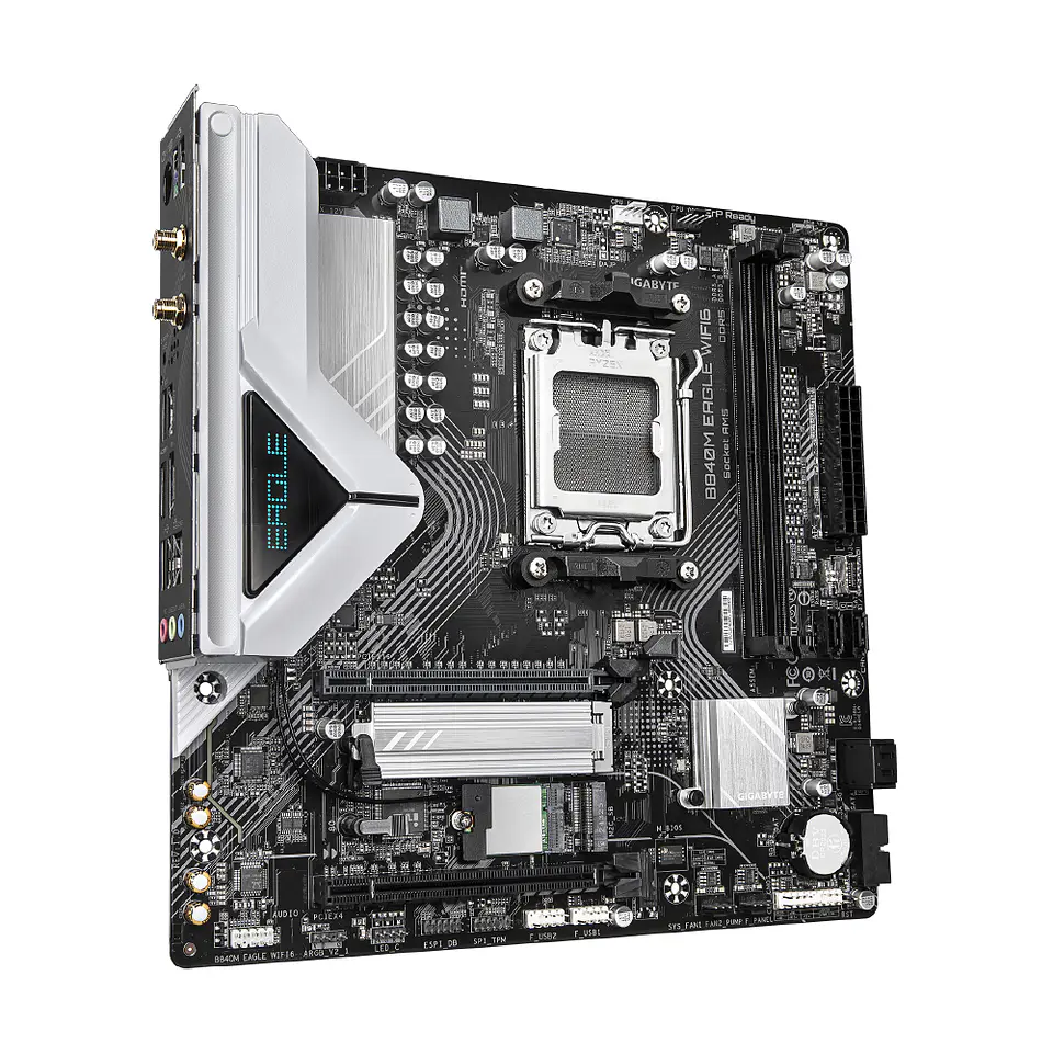 Placa Madre Gigabyte B840M Eagle WIFI6, AM5, DDR5, mATX 3