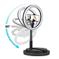 Anillo de luz LED plegable 29cm c/ soporte celular 3 modos de color - Miniatura 2