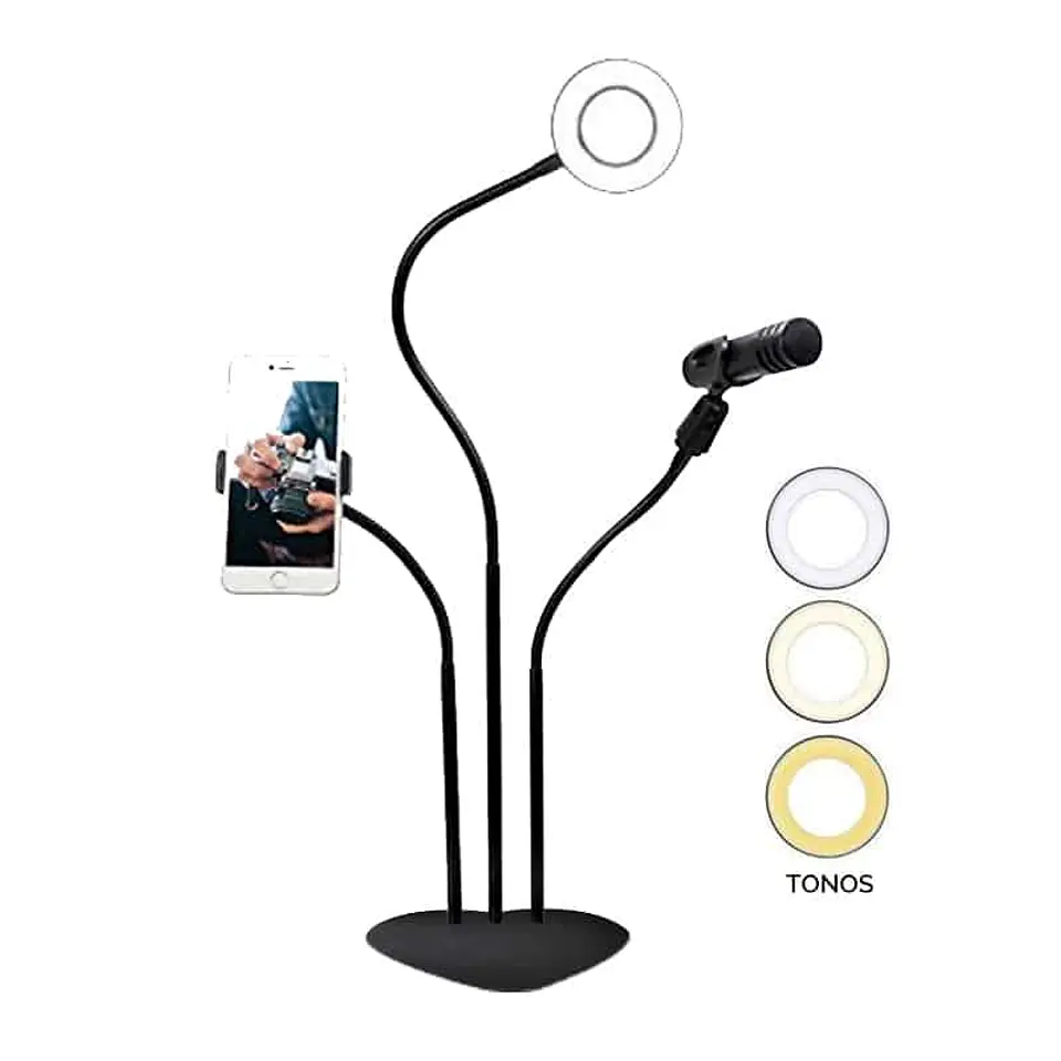 Pack Aro Iluminación 3 en 1, 3 Tipos De Luz /selfie 1