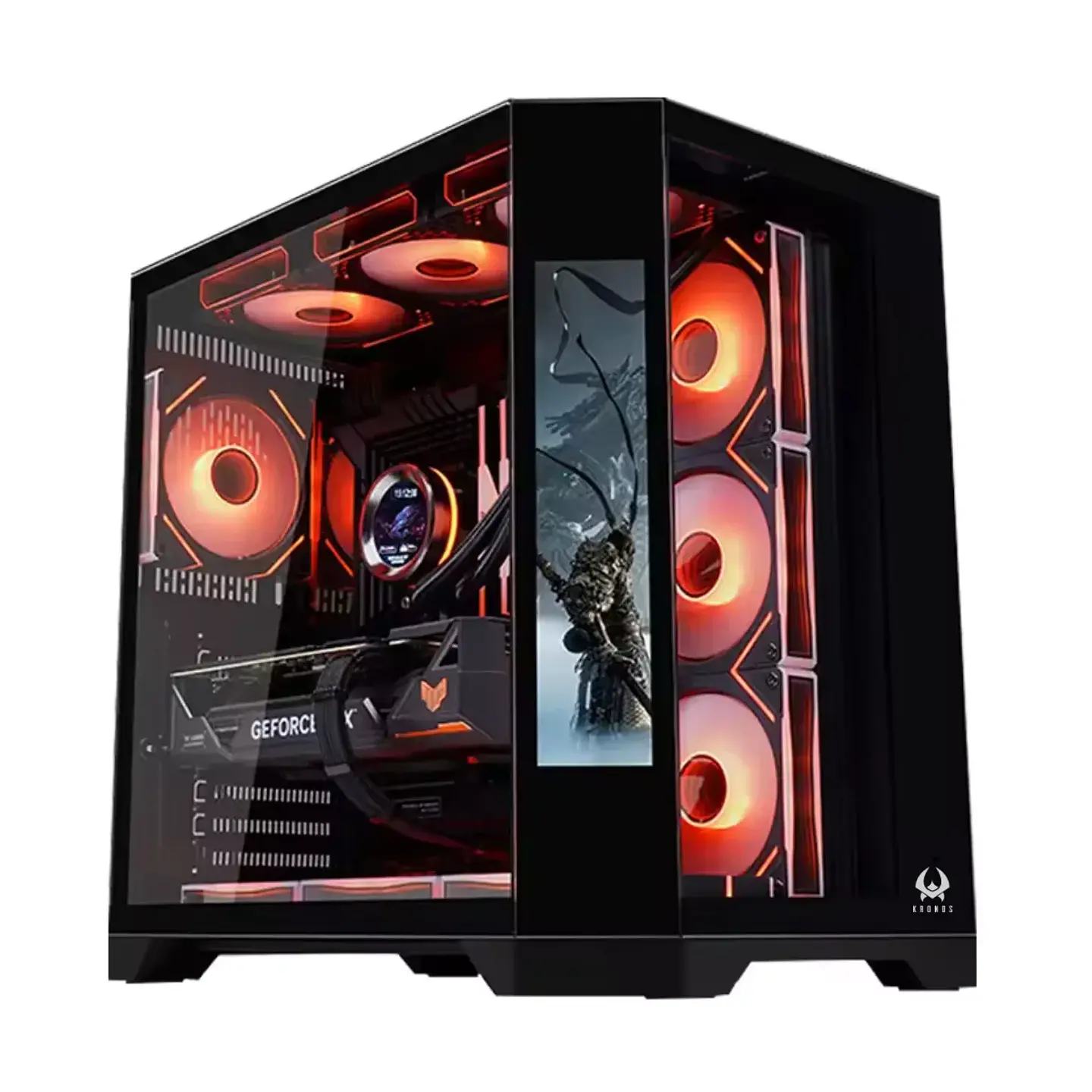 Gabinete Gamer Kronos Dreamer Plus Pantalla Led Vidrio Templado ATX 1