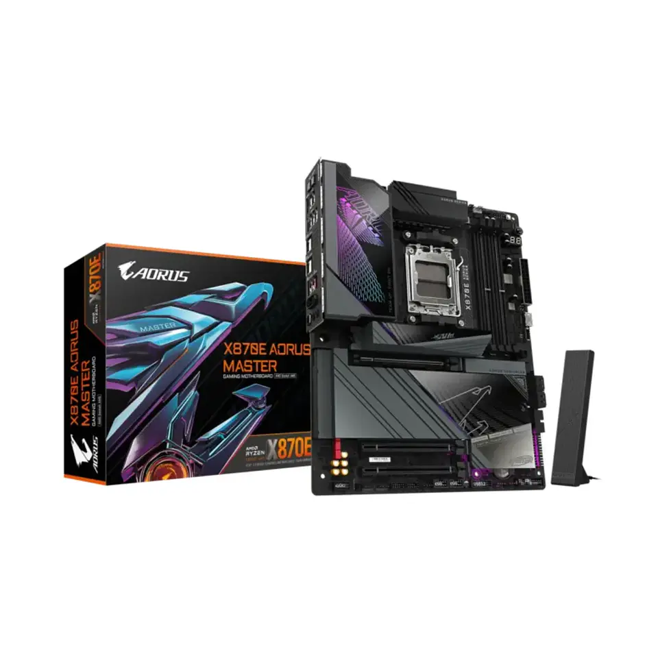 Placa Madre Aorus X870E Master AM5 DDR5 M.2 PciE-5 ATX 1