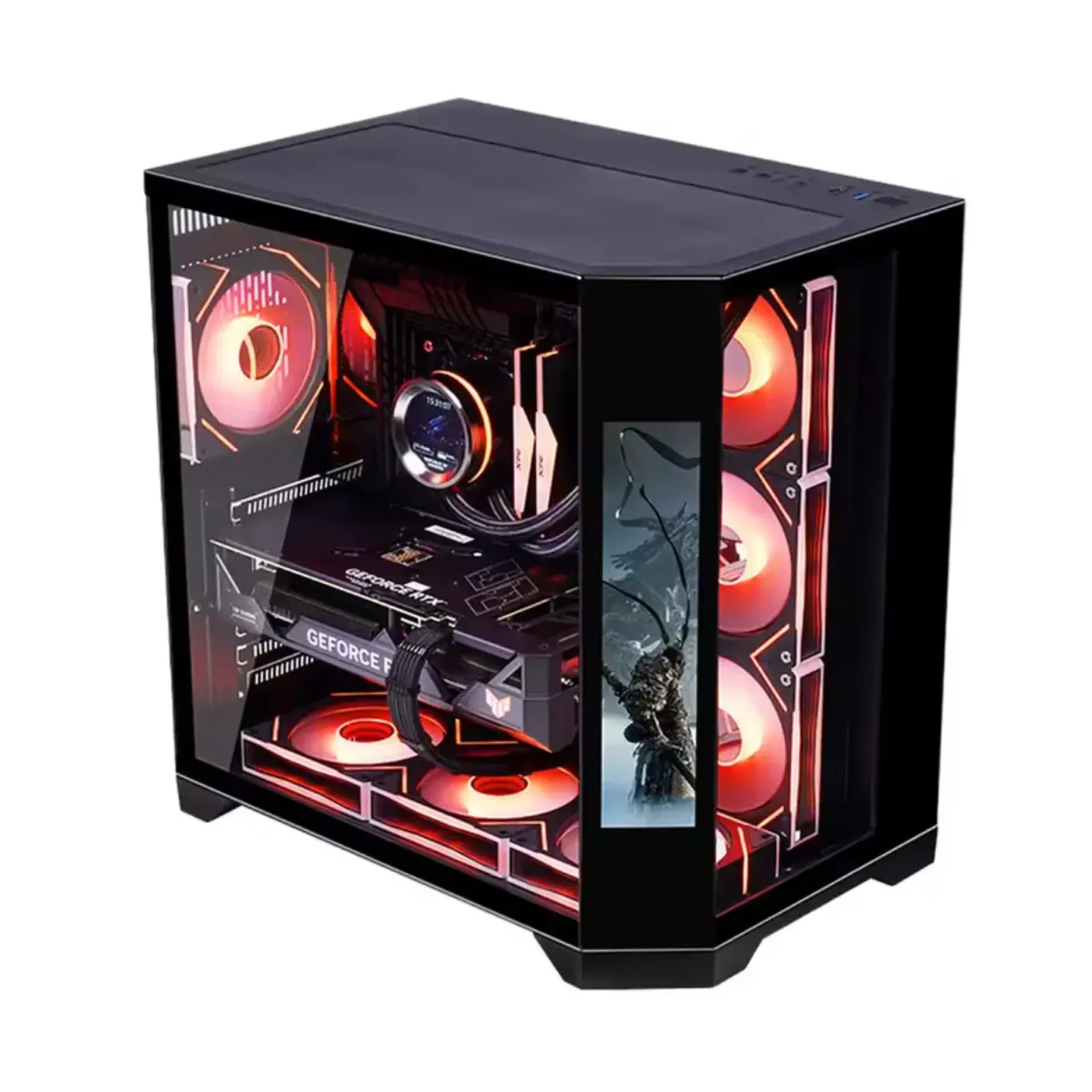 Gabinete Gamer Kronos Dreamer Plus Pantalla Led Vidrio Templado ATX 2
