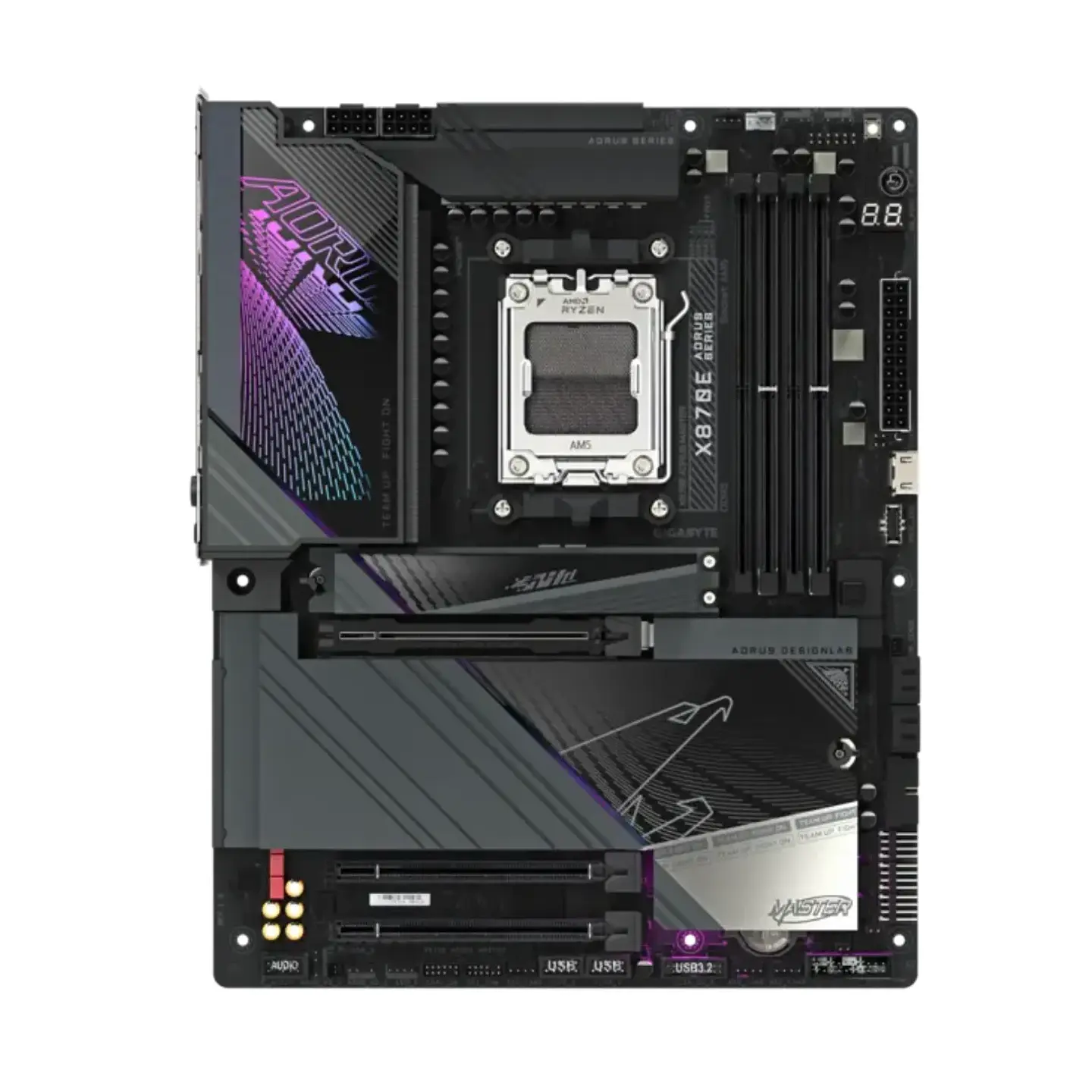 Placa Madre Aorus X870E Master AM5 DDR5 M.2 PciE-5 ATX 2