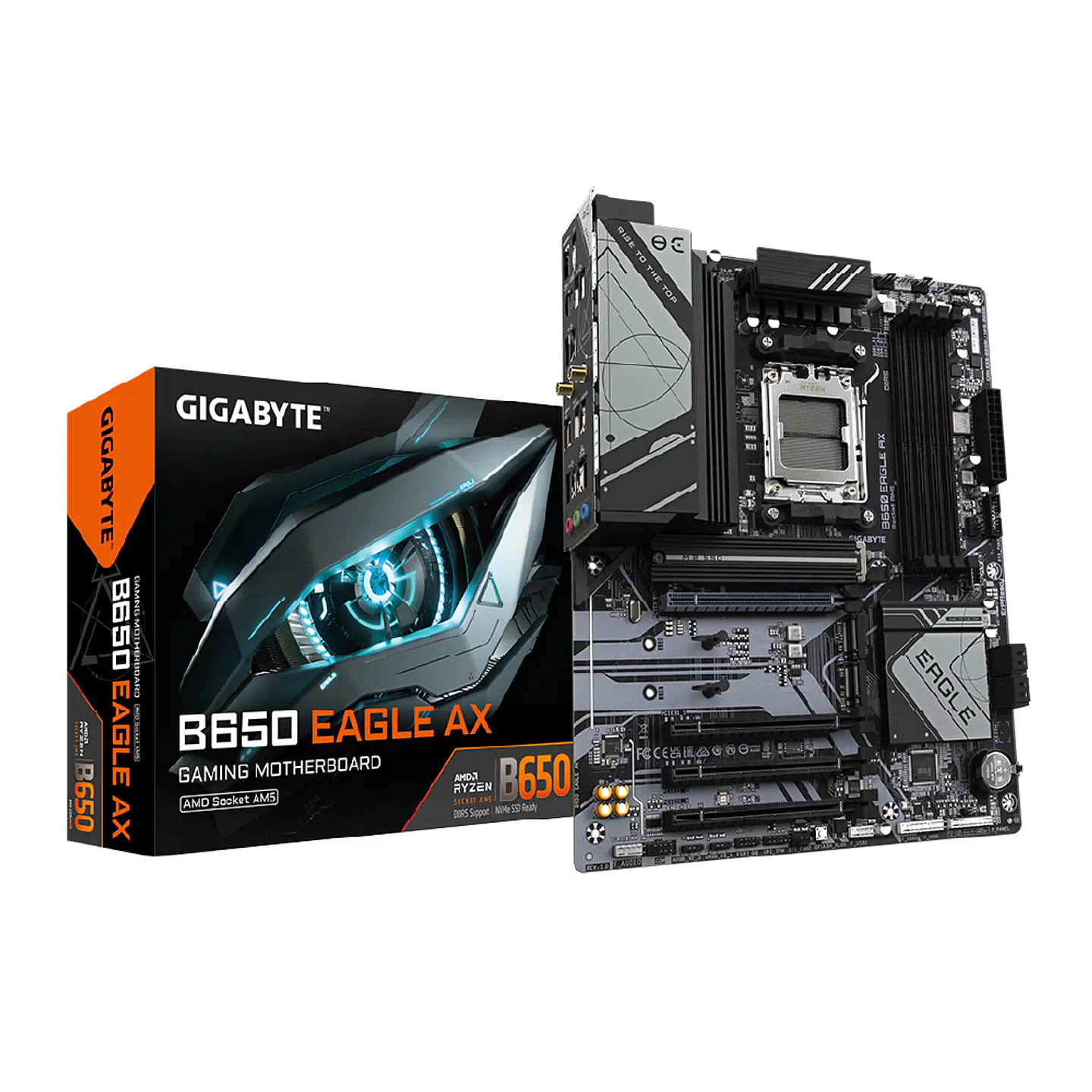 Placa Madre Gigabyte B650 EAGLE AX, AM5 DDR5, ATX, Dual channel 1