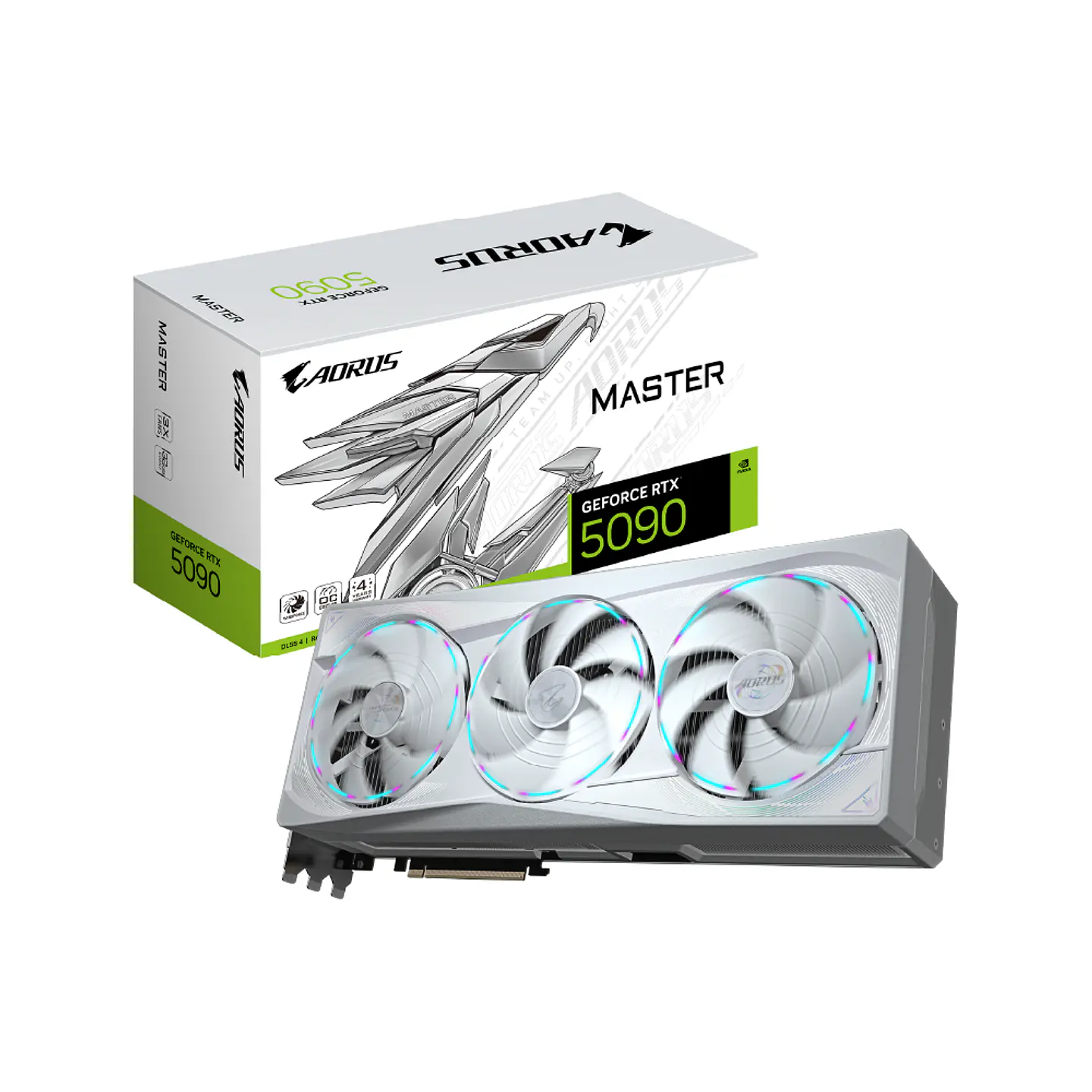 Tarjeta de Video AORUS RTX 5090 MASTER ICE 32G GDDR7 PciE-5 1