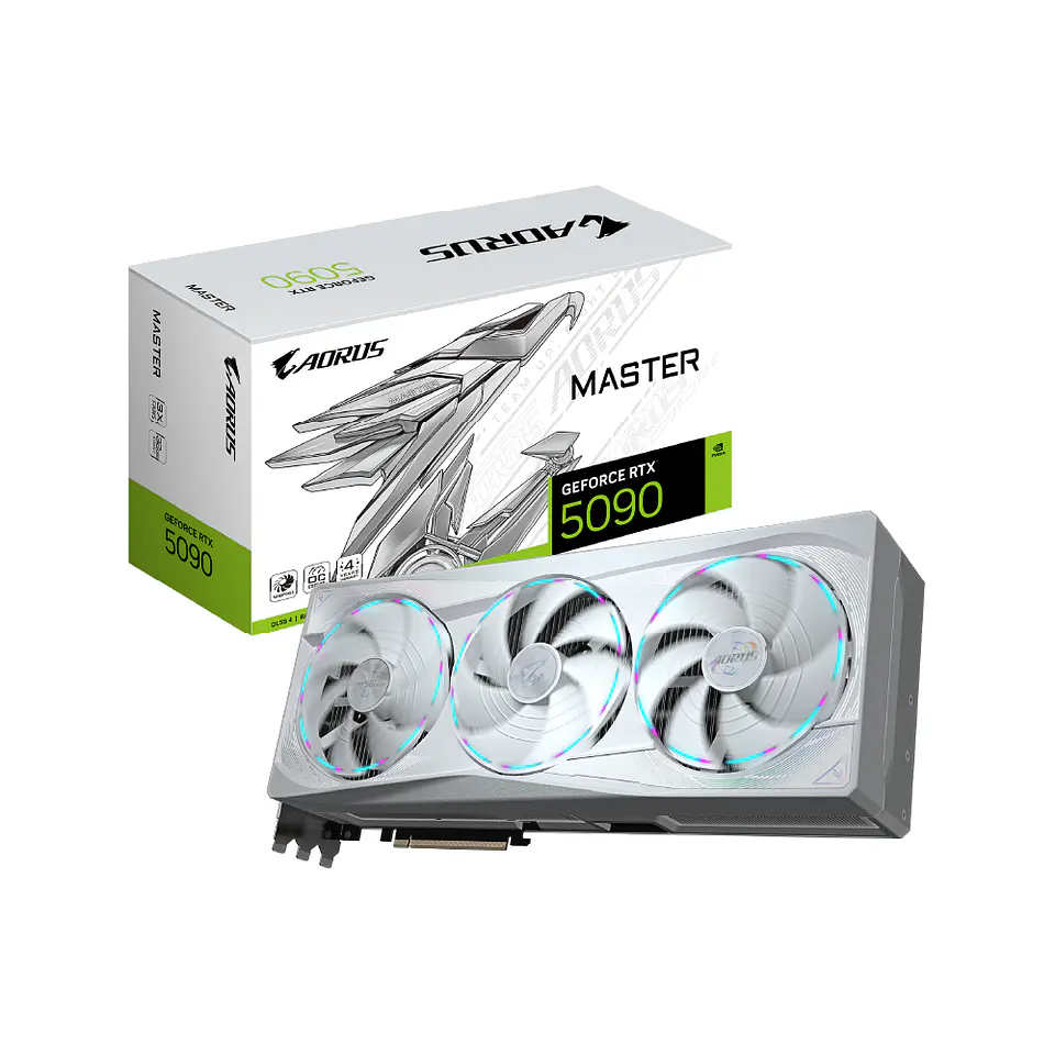 Tarjeta de Video AORUS RTX 5090 MASTER ICE 32G GDDR7 PciE-5 1