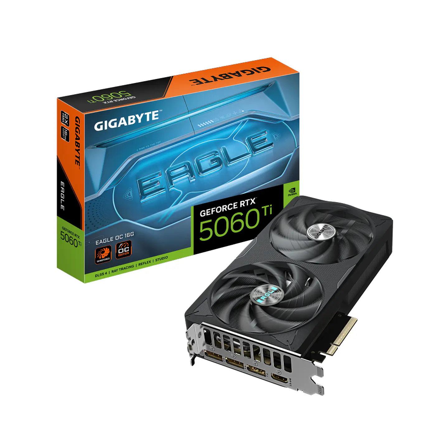Tarjeta de Video Gigabyte RTX 5060 Ti EAGLE OC 16G GDDR7 PciE-5 1