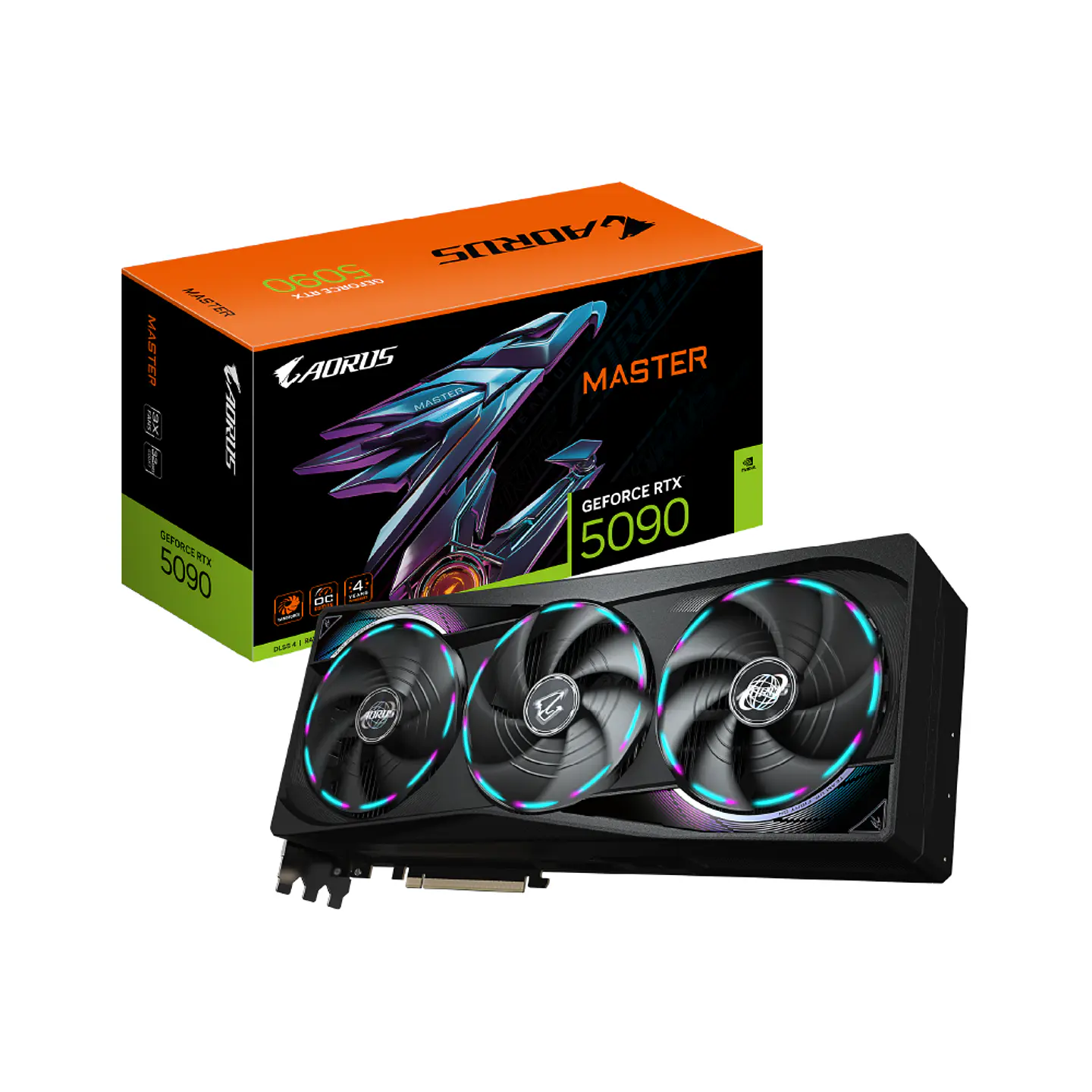 Tarjeta de Video AORUS RTX 5090 MASTER 32G GDDR7 PciE-5 1