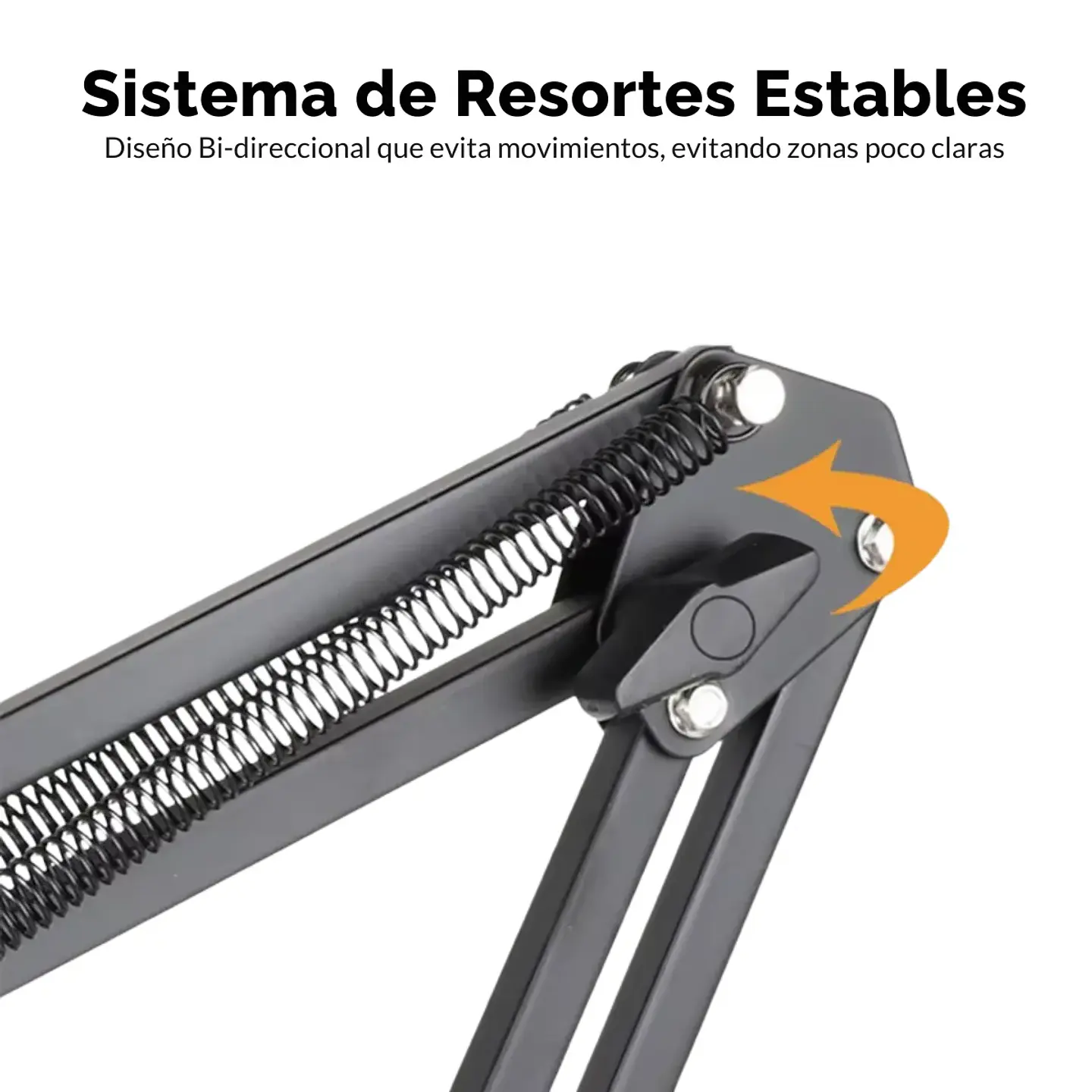 Brazo Soporte Metálico para Micrófono Articulado Ajustable 3