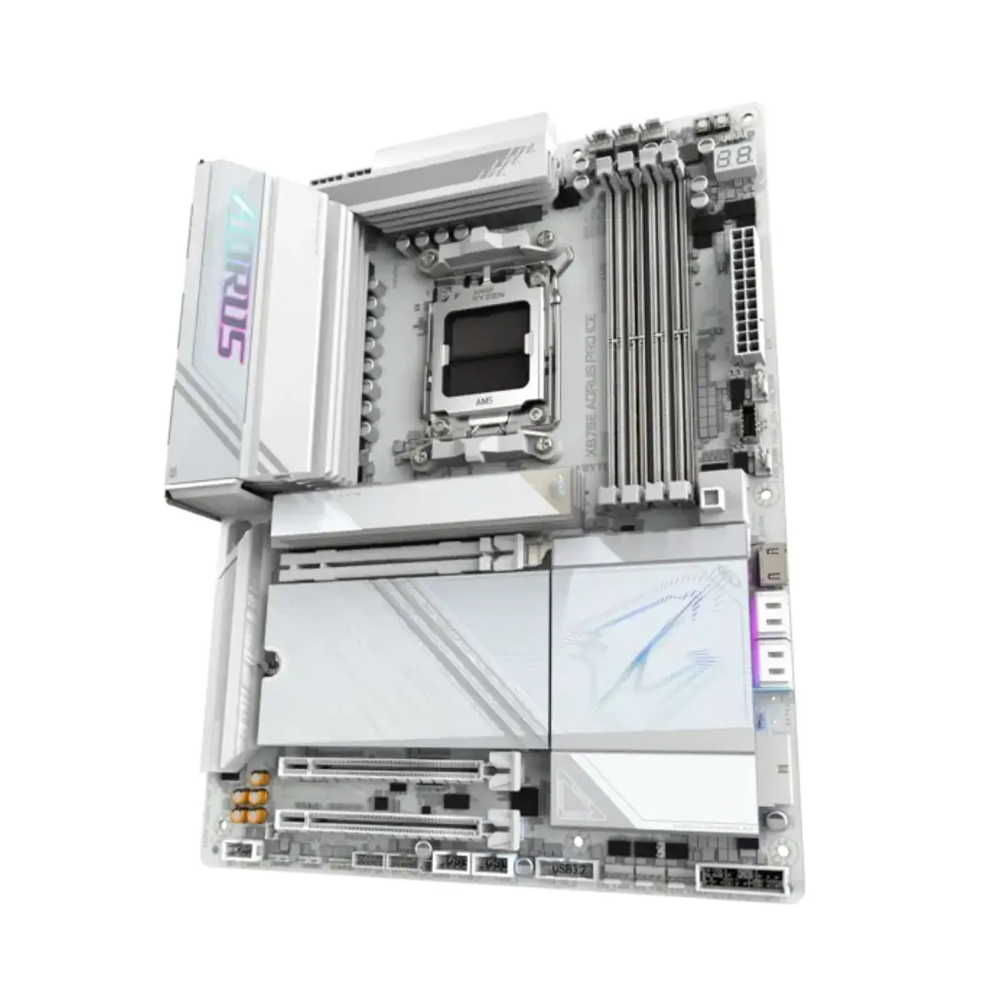 Placa Madre Aorus X870E PRO ICE, AM5 DDR5 M.2 PciE-5 ATX 3