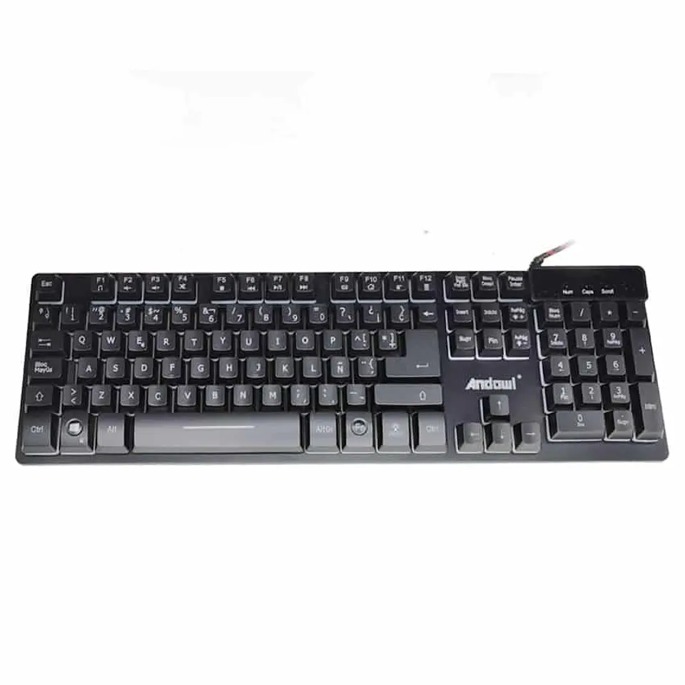 Pack gamer teclado y mouse RGB - Andowl Q-803 2