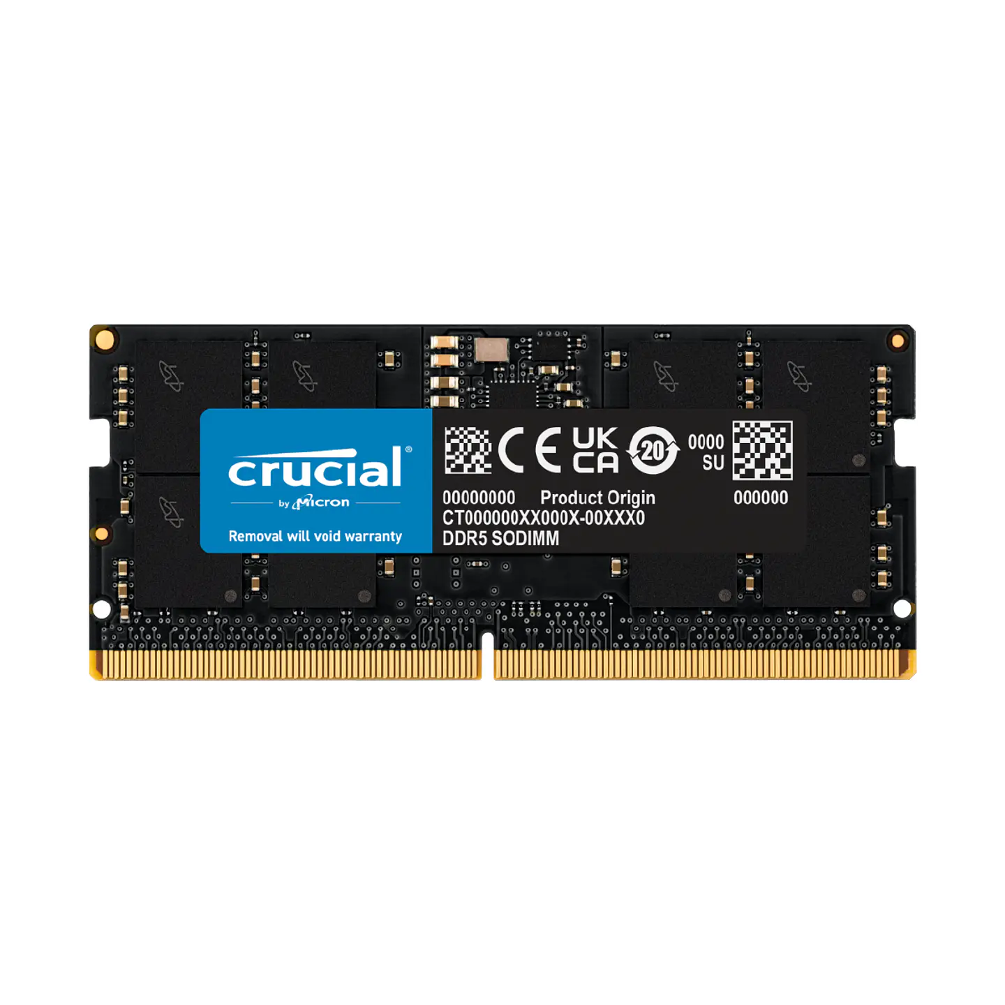 Memoria Ram Crucial 16GB DDR5 4800MHz SODIMM Notebook 1