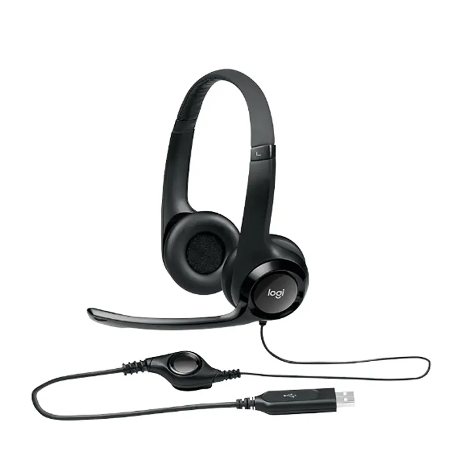 Audífono Logitech con micrófono H390 1