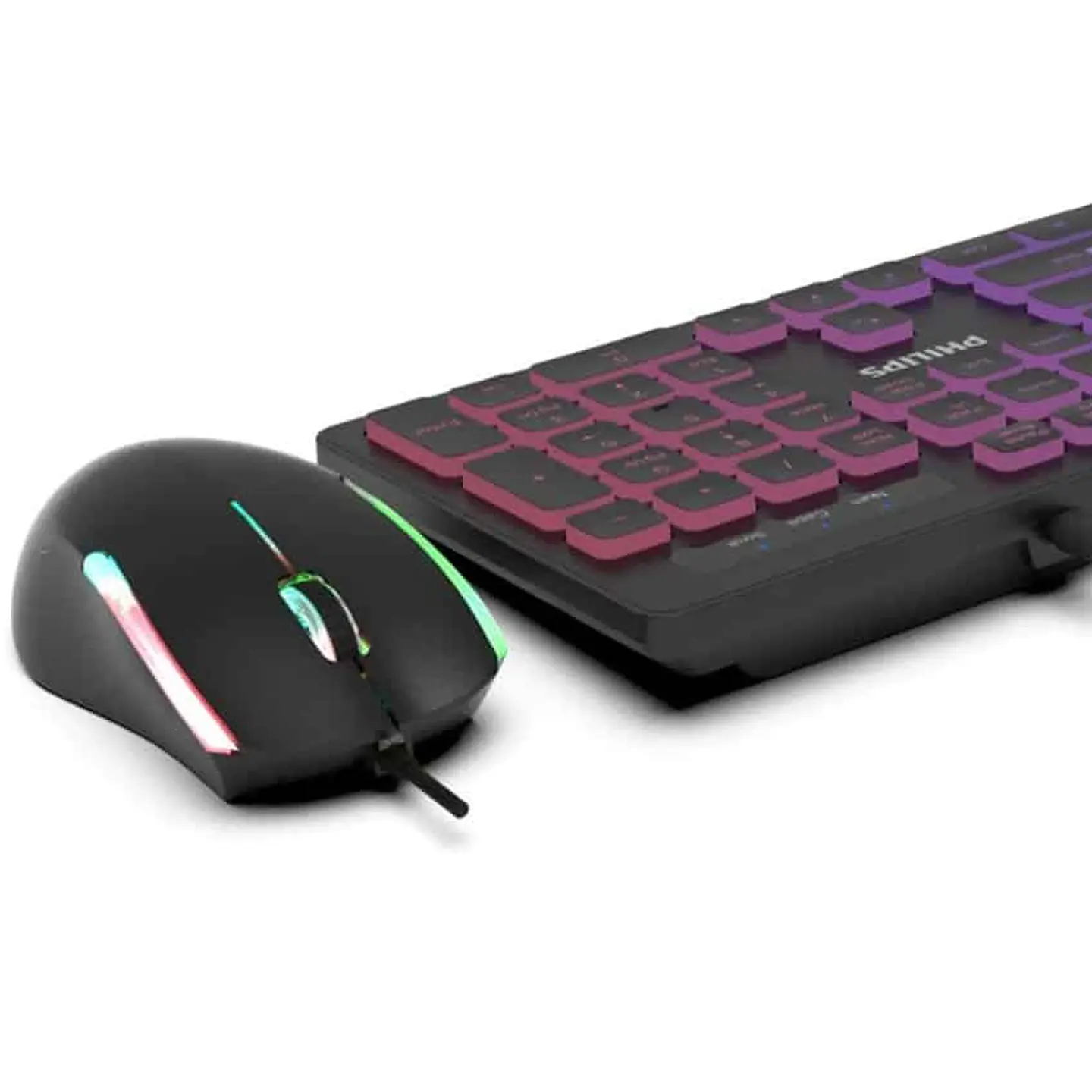 Kit Teclado + mouse gamer Philips SPT8264 4