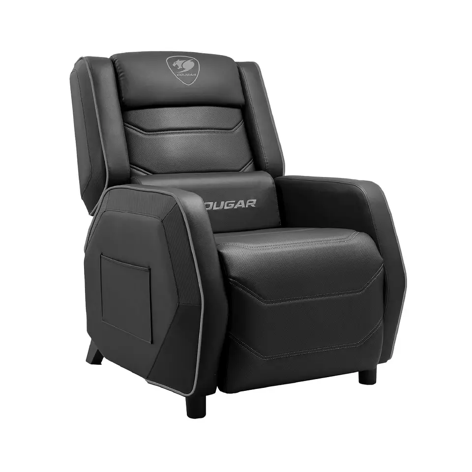 Sillón Sofá Gamer Cougar Ranger S Black, PVC premium, Ajustable 3