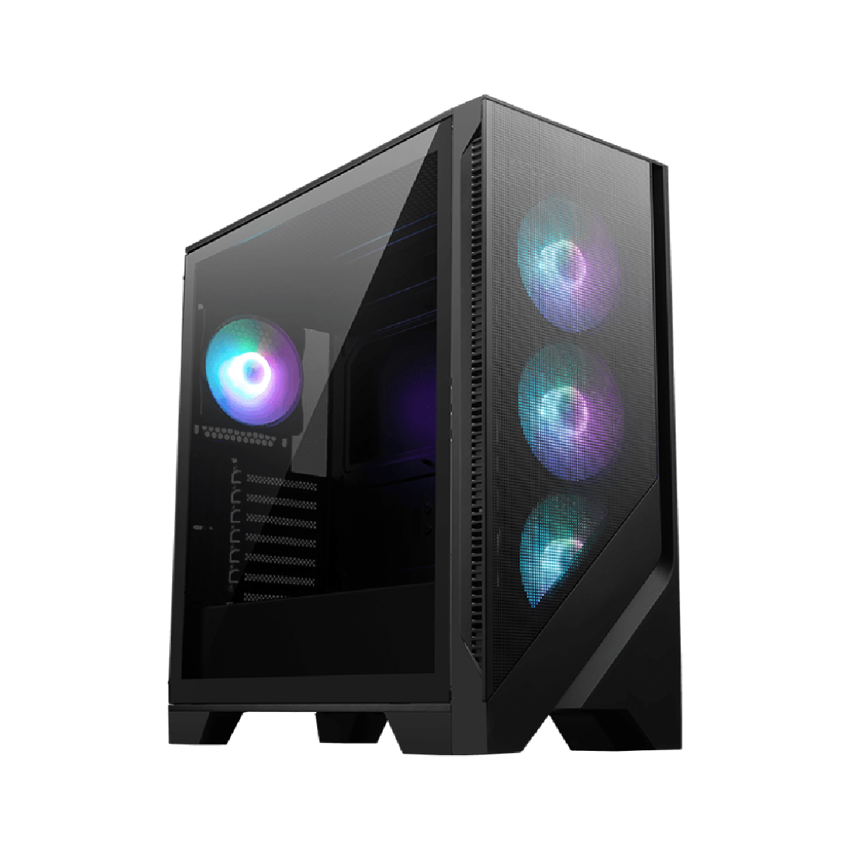 Gabinete Gamer MSI MAG FORGE 321R AIRFLOW Panel Vidrio 4Fan ATX
