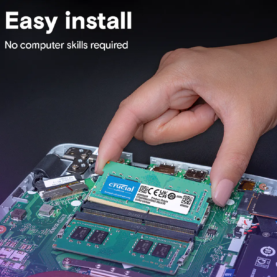 Memoria Ram Crucial 16GB DDR4 3200Mhz SODIMM Notebook 2