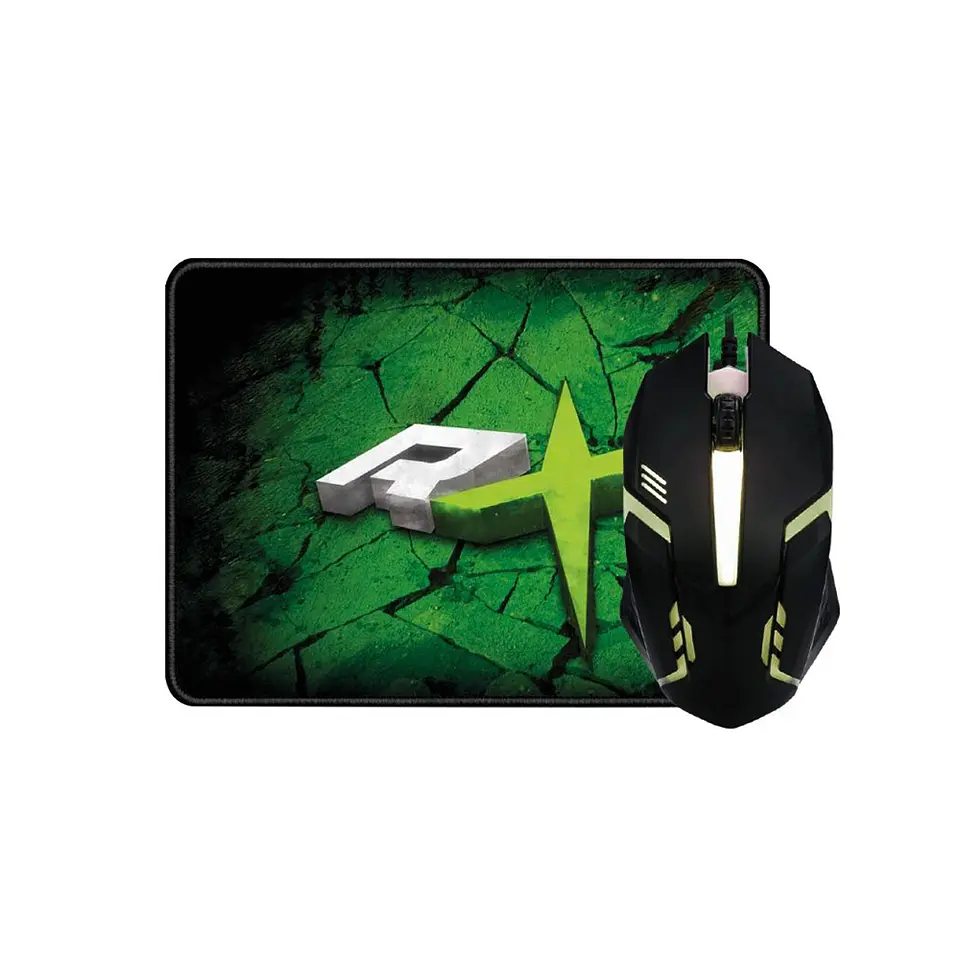 Kit Gamer Pro Reptilex, RX0016 - 2 en 1 (Mouse + Mousepad) 1