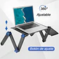 Mesa Laptop Ventilador Notebook Soporte Macbook Fan Cooler - Miniatura 3