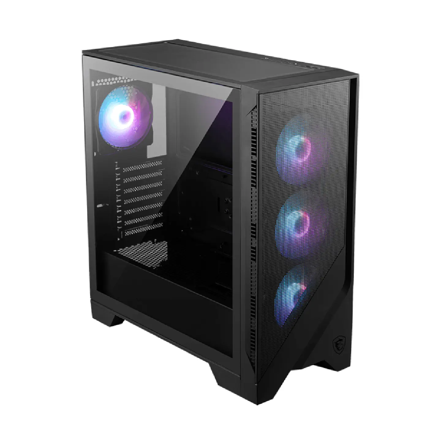 Gabinete Gamer MSI MAG FORGE 321R AIRFLOW Panel Vidrio 4Fan ATX 2