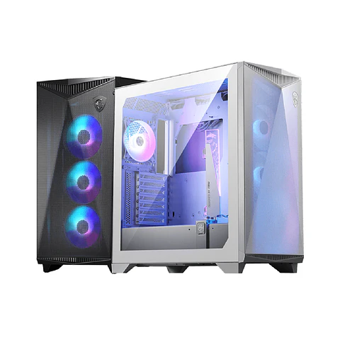 Gabinete Gamer MSI MPG GUNGNIR 300R AIRFLOW White 4Fan E-ATX