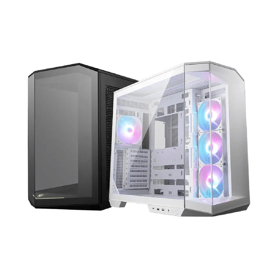 Gabinete Gamer Msi Pano 100R PZ White, USB 3.2, 4 fans Argb 1