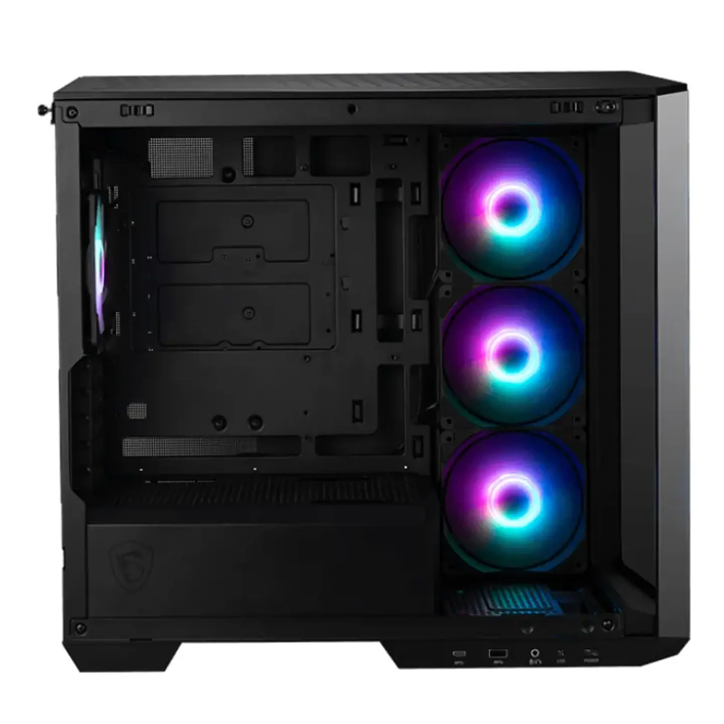 Gabinete Gamer Msi Pano M100R PZ Panel Vidrio 270º 4Fan mATX 2