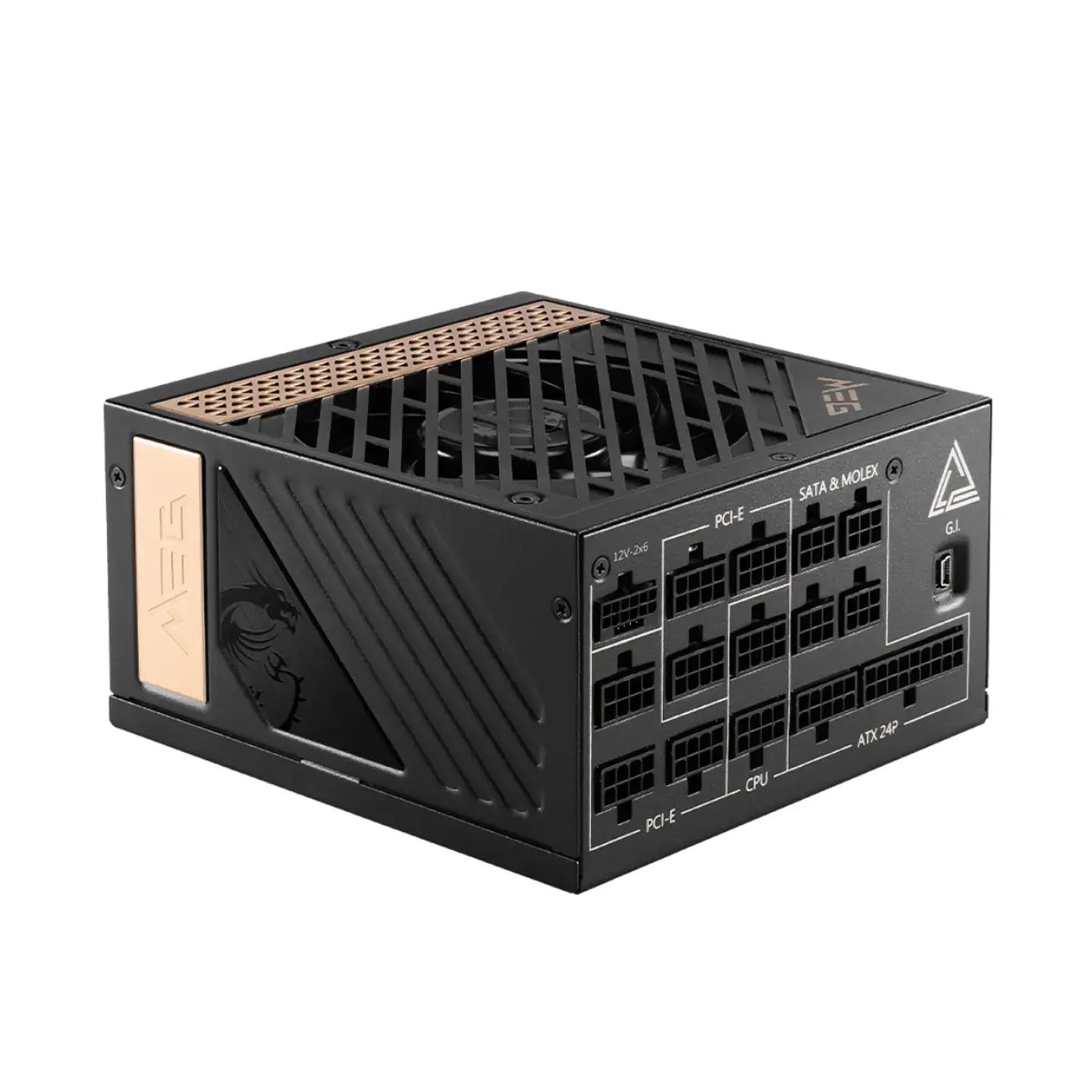 Fuente de Poder MSI MEG Ai1300P 1300W Modular 80+ Platinum 3