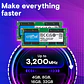 Memoria Ram Crucial 16GB DDR4 3200Mhz SODIMM Notebook - Miniatura 5