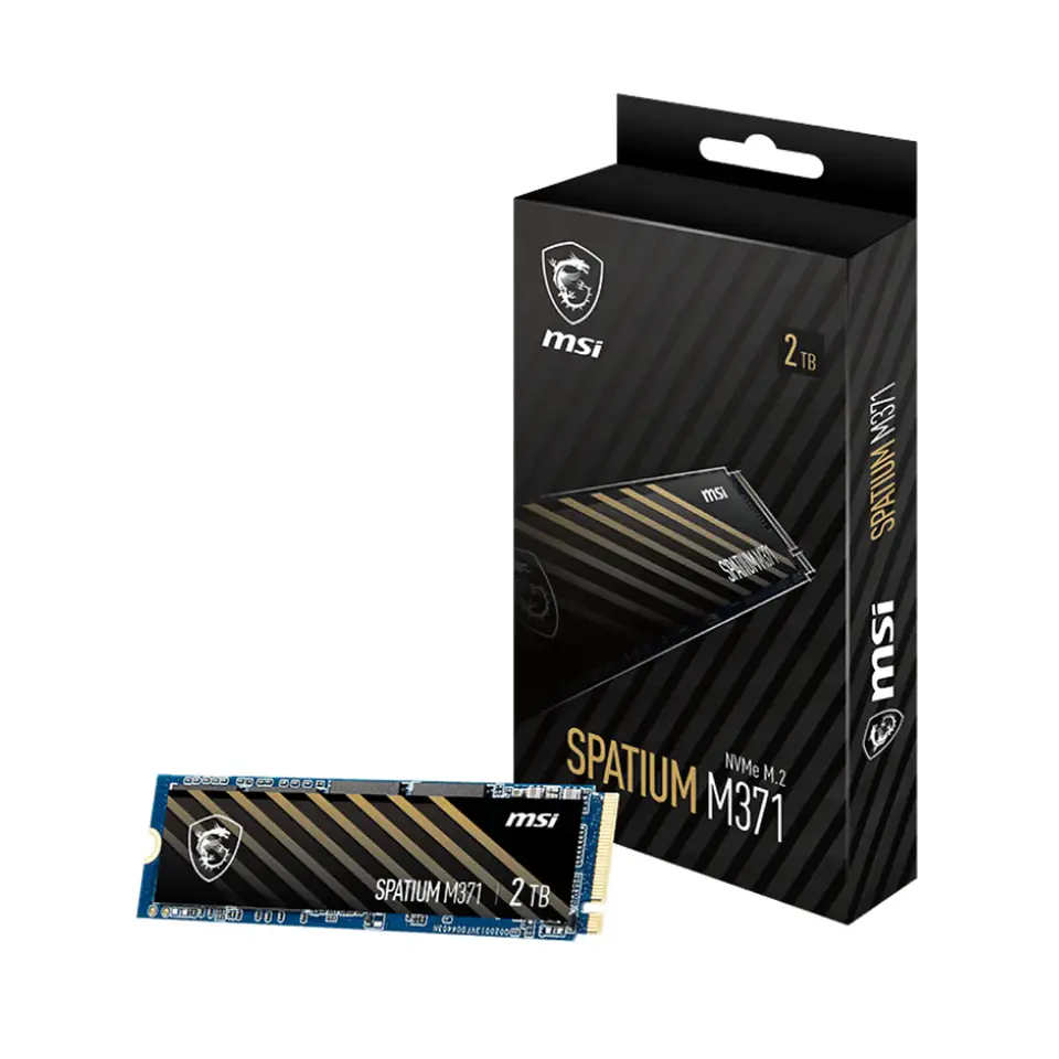 Unidad SSD MSI SPATIUM M371 500GB  2200MB/s M.2 NVMe PciE-3 1