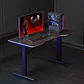 Escritorio Mesa Gamer Griffin, acero reforzado, soporta 120kg - Miniatura 2