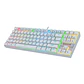 Teclado Mecánico Redragon Kumara Blanco - (K552W-RGB) - Miniatura 1